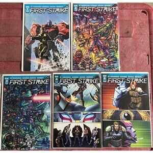 First Strike #1C, 2D, 3D, 4B, 6B (2017 IDW) Lot of 5